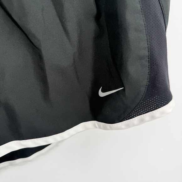 Nike Black and White Athletic Shorts Performance Fit - Picture 2 of 4